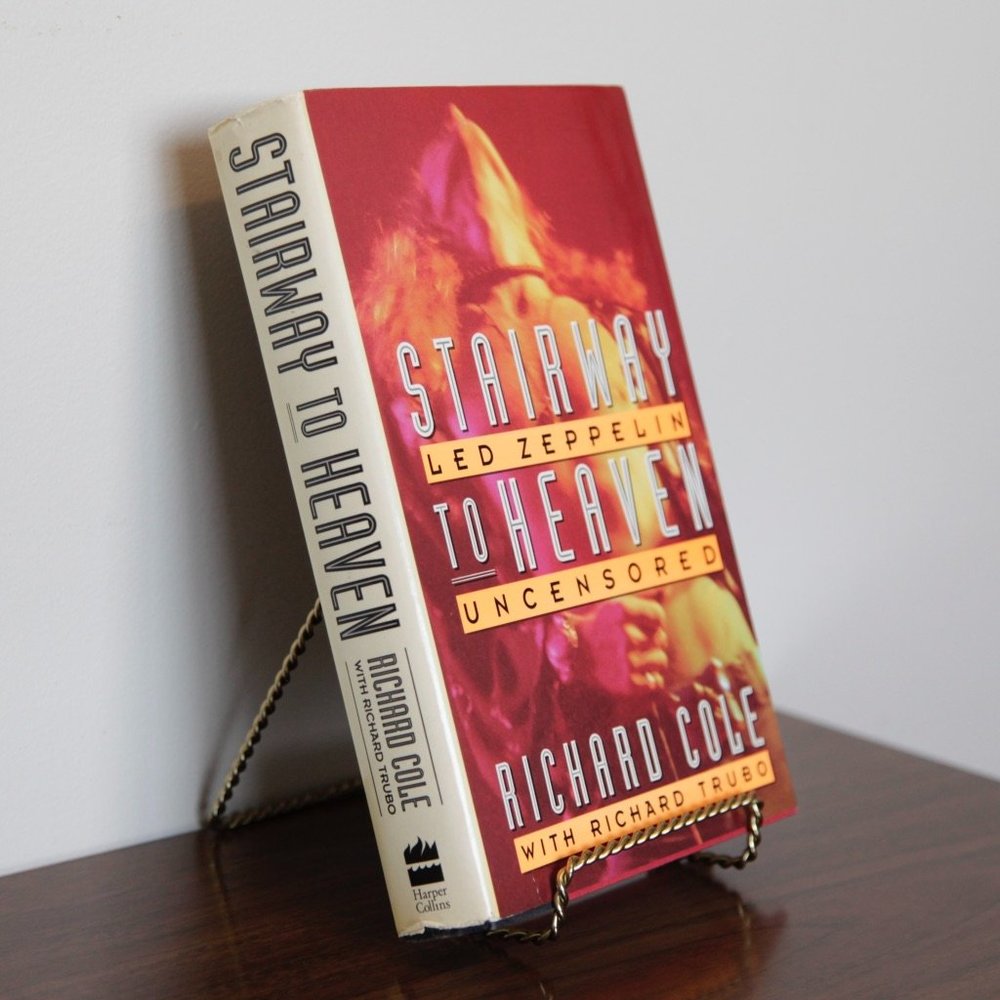 90s Vintage "Stairway To Heaven: Led Zeppelin Uncensored" Hardcover Book
